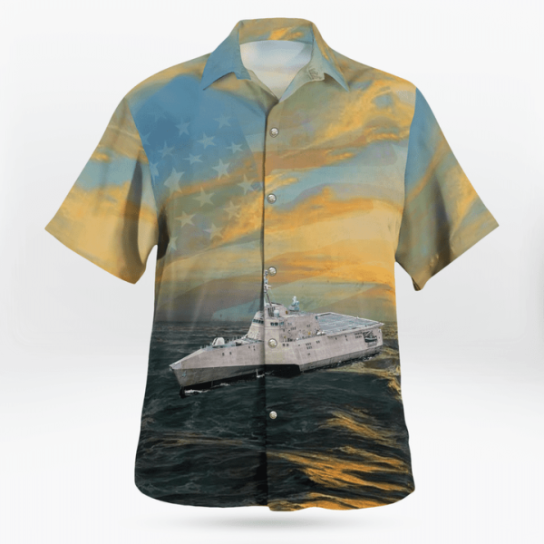 Us Navy Uss Coronado (Lcs-4) 4Th Of July Hawaiian Shirt Jezsport.com