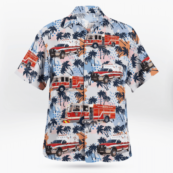 Helotes, Texas, City of Helotes Fire Department Hawaiian Shirt Jezsport.com