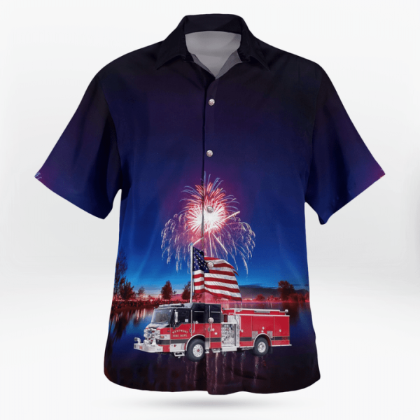 Westmont, Illinois, Westmont Fire Department, 4Th Of July Hawaiian Shirt Jezsport.com