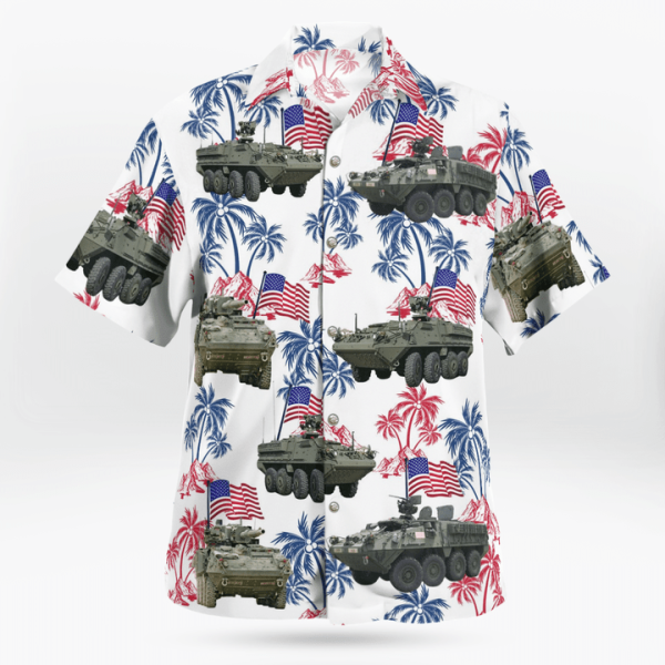 Us Army Stryker Tank 4Th Of July Hawaiian Shirt Jezsport.com