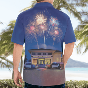 4Th Of July Westerly Police Department Hawaiian Shirt