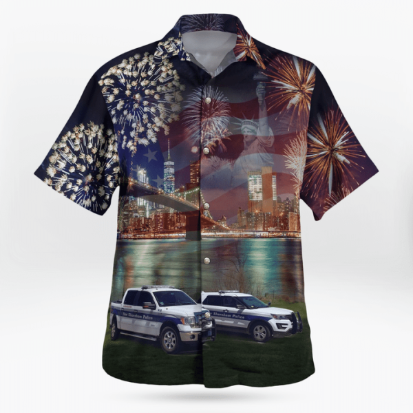 New Shoreham Police Department, Rhode Island, 4Th Of July Hawaiian Shirt Jezsport.com