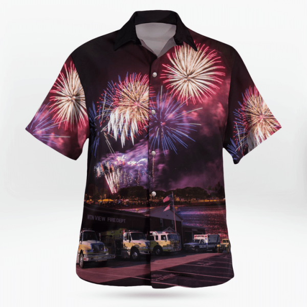 4Th Of July Mountain View Vol. Fire Department Hawaiian Shirt Jezsport.com