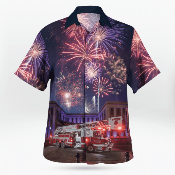 City Of Jackson, Tn - Fire Department, 4Th Of July Hawaiian Shirt Jezsport.com