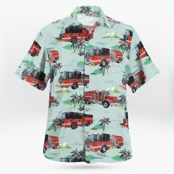 Milan, Michigan, Milan Area Fire Department Hawaiian Shirt Jezsport.com