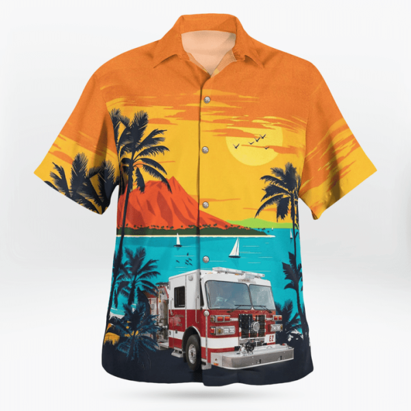 Mishawaka Fire Department Hawaiian Shirt Jezsport.com