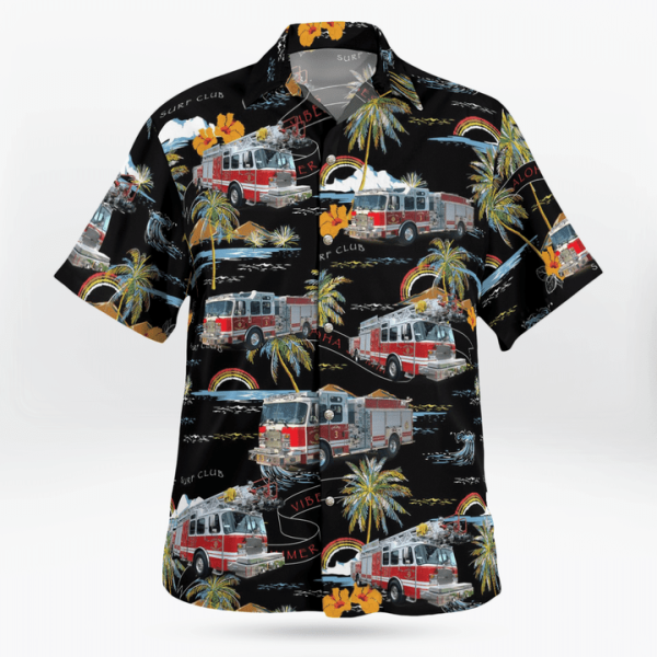 Omaha Fire Department, Omaha, Nebraska Hawaiian Shirt Jezsport.com