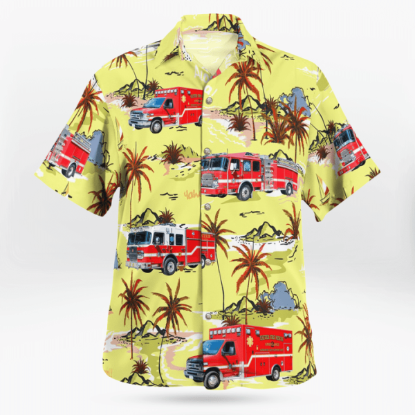 Exeter Fire Department Headquarters Station Hawaiian Shirt Jezsport.com