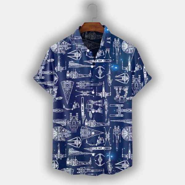 Spaceship Hawaiian Shirt SW - 01 Jezsport.com