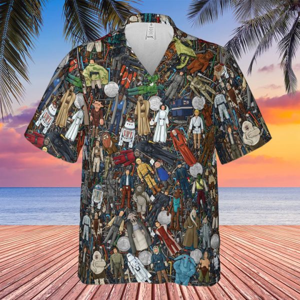 Star Wars Characters Figures Hawaiian Shirt Jezsport.com