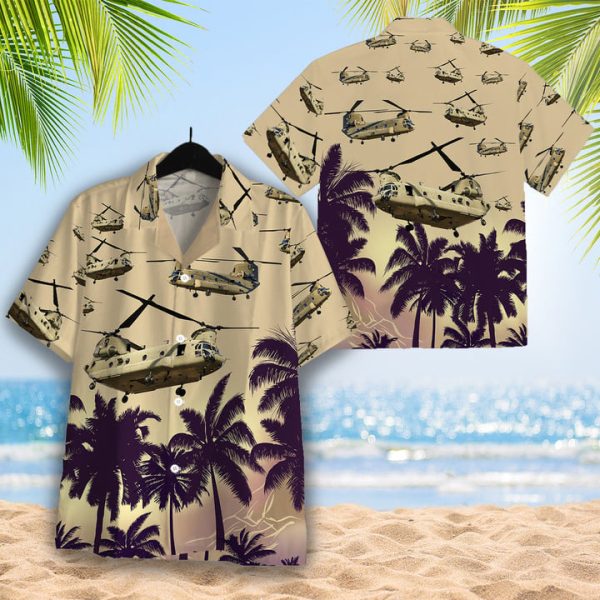 US Army Boeing CH-47 Chinook Hawaiian Shirt Jezsport.com