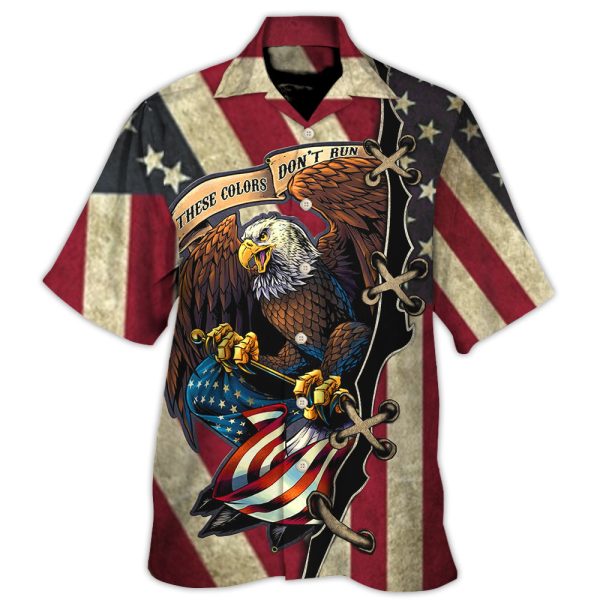 America Eagle Fly Flag - Hawaiian Shirt Jezsport.com