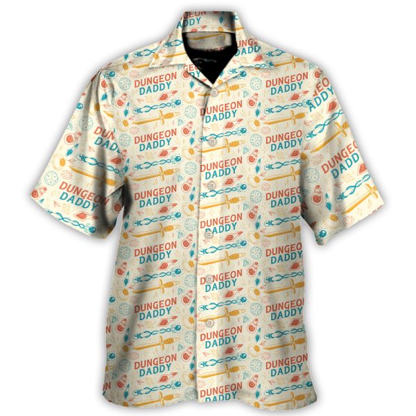 DnD Dungeon Daddy Pattern - Hawaiian Shirt Jezsport.com