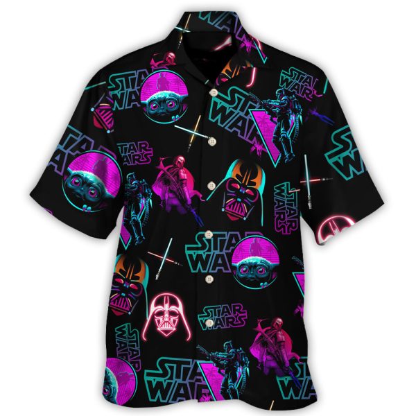 Neon Starwars - Hawaiian Shirt For Men, Women Jezsport.com