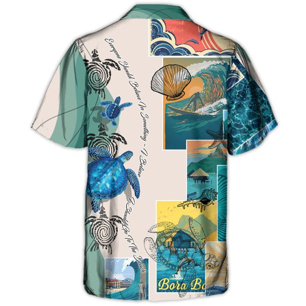 Beach Everyone Should Believe In Something I Believe I Should Go To The Beach - Hawaiian Shirt Jezsport.com