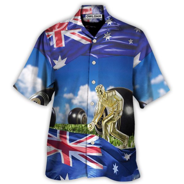 Lawn Bowling The Flag Fly With Wind In Australia - Hawaiian Shirt Jezsport.com