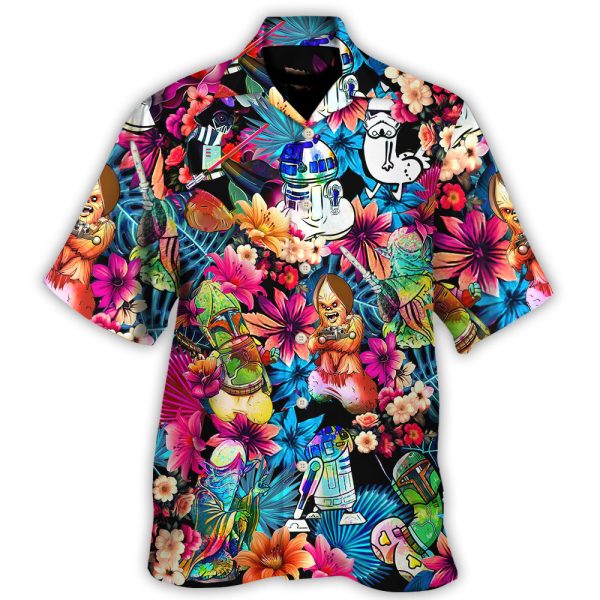 Star Wars Special Star Wars Synthwave Funny Style - Hawaiian Shirt Jezsport.com