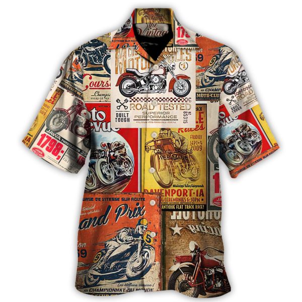 Motorcycle If You Can Still Hear Your Fears, Drop A Gear - Hawaiian Shirt Jezsport.com