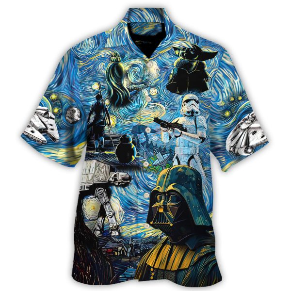 Starwars Starry Night Hope and Mysteries - Hawaiian Shirt Jezsport.com