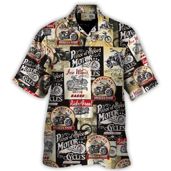 Motorcycle Timeless Treasures Motorcycles - Hawaiian Shirt Jezsport.com