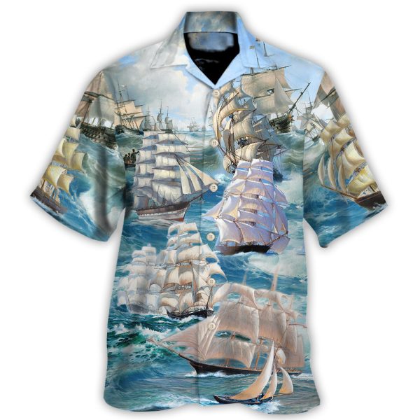 Sailing The Wind And The Waves Are Always On The Side Of The Ablest Navigator - Hawaiian Shirt Jezsport.com