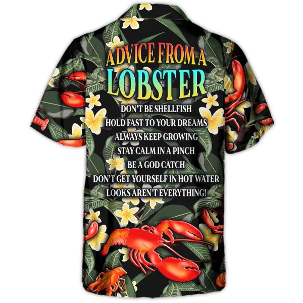 Lobster Funny Advice From A Lobster Tropical Vibe Amazing Style - Hawaiian Shirt Jezsport.com