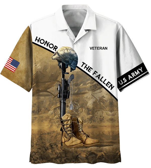 US Army Honor The Fallen US Army Hawaiian Shirt Jezsport.com