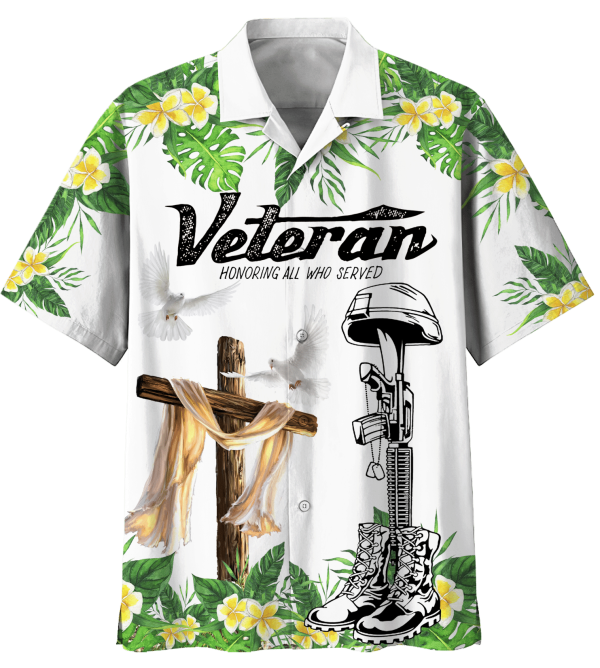 Honoring All Who Served V4 Hawaiian Shirt Jezsport.com