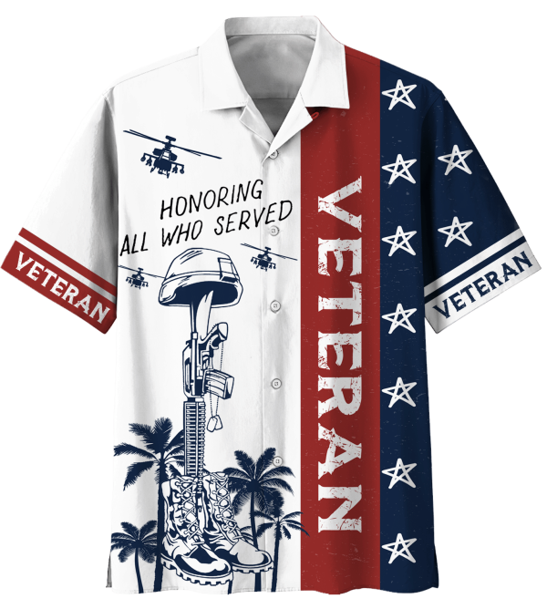 Honoring All Who Served V5 Hawaiian Shirt Jezsport.com