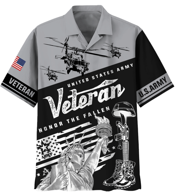 United States Army Veteran V6 Hawaiian Shirt Jezsport.com