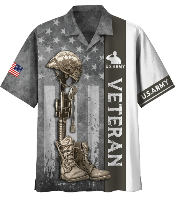 US Army Veteran Hawaiian Shirt Jezsport.com