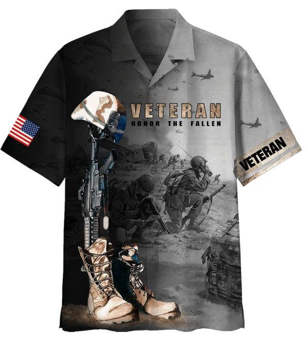 Veteran Honor The Fallen V7 Hawaiian Shirt Jezsport.com