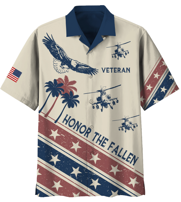 Veteran Honor The Fallen V8 Hawaiian Shirt Jezsport.com