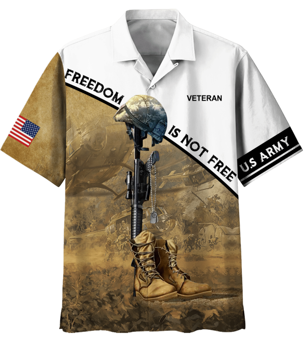 Freedom Is Not Free V8 Hawaiian Shirt Jezsport.com