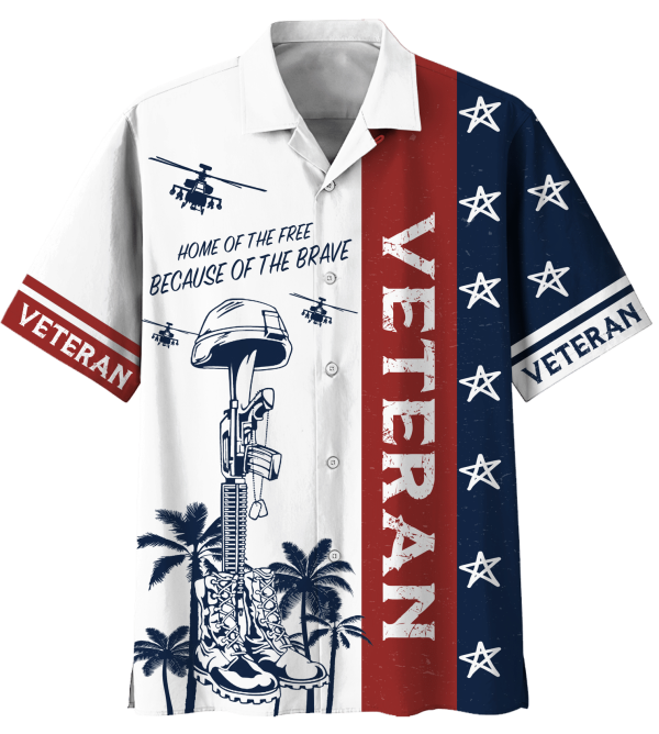 Home Of The Free Because Of The Brave Hawaiian Shirt Jezsport.com