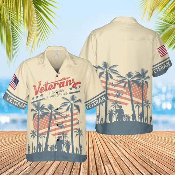 Veterans Honoring All Who Served Hawaiian Shirt Jezsport.com