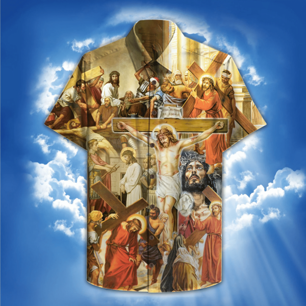 The Station Of The Cross - Hawaiian Shirts Jezsport.com