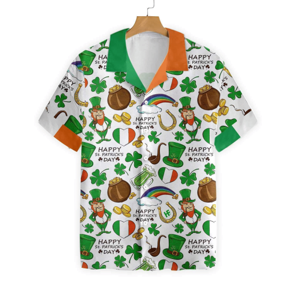 Irish Saint Patrick's Day Hawaiian Shirts For Men Summer Gift Jezsport.com