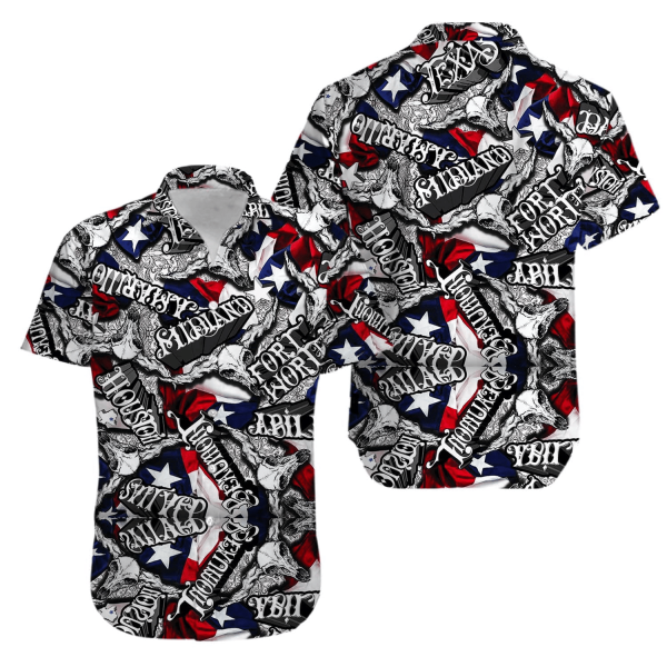 Texas Lone Star Pride Hawaiian Shirts Aloha For Summer Jezsport.com