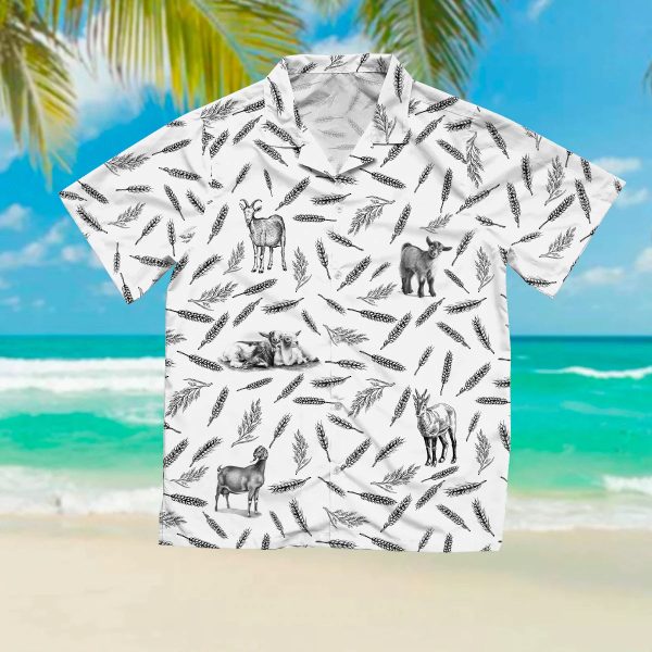 Goat Pattern Farm Hawaiian Shirt For Men Women Jezsport.com