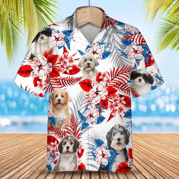 Havanese Floral Tropical Pattern Hawaiian Shirt For Men Women Jezsport.com