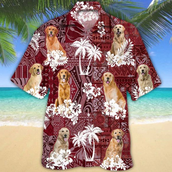 Golden Retriever - Gift For Dog Lover - Hawaiian Shirt For Men Jezsport.com