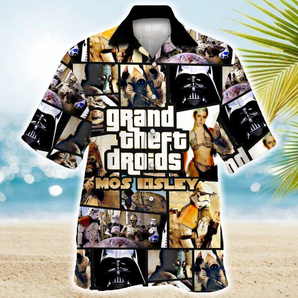 Starwars Grand Theft Droids Mos Eisley - Hawaiian Shirt For Men, Women Jezsport.com