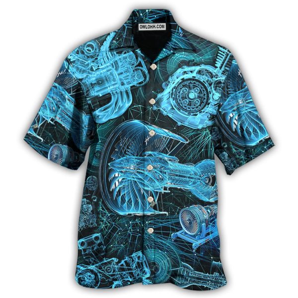 Engine Amazing Blueprint - Hawaiian Shirt Jezsport.com