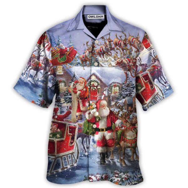 Christmas Santa Claus Comes Tonight - Hawaiian Shirt Jezsport.com