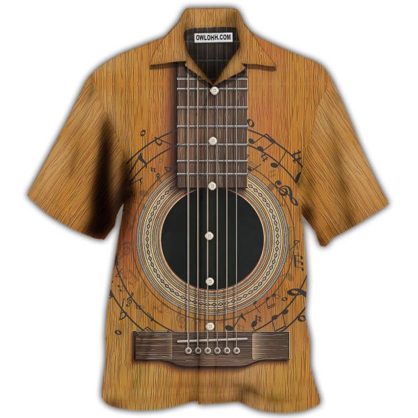 Guitar Old Retro Music Lover - Hawaiian Shirt Jezsport.com