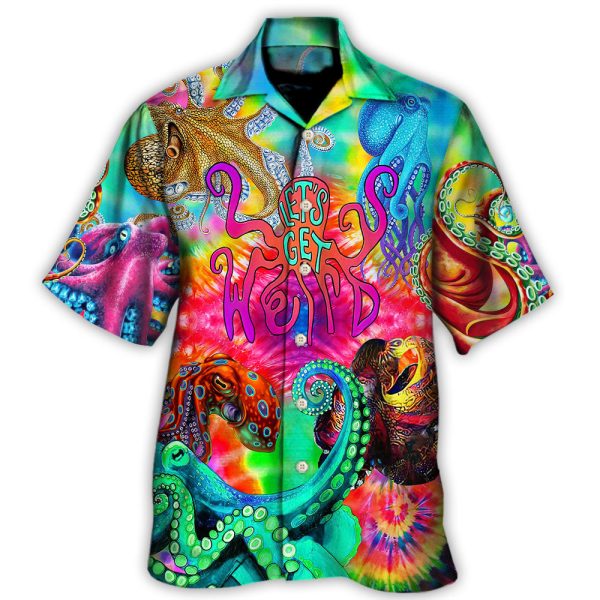 Hippie Let's Get Octopus - Hawaiian Shirt Jezsport.com