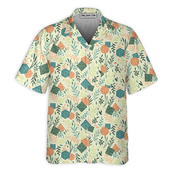 DnD Dice Plants Pattern - Hawaiian Shirt Jezsport.com