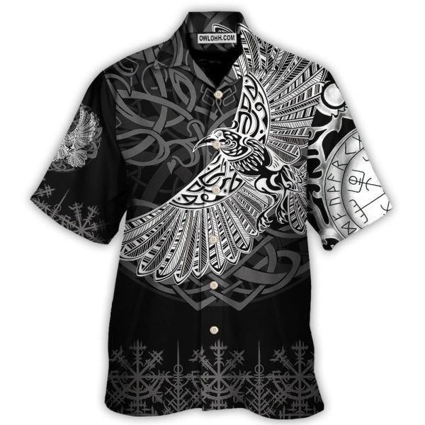 Viking Raven Valhalla Norse - Hawaiian Shirt Jezsport.com