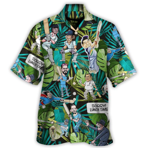 Cricket Sport Funny Play Tropical Vibe - Hawaiian Shirt Jezsport.com